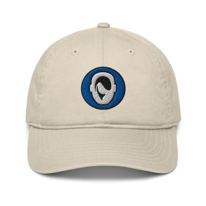 Embroidered organic baseball hat (multiple color options)