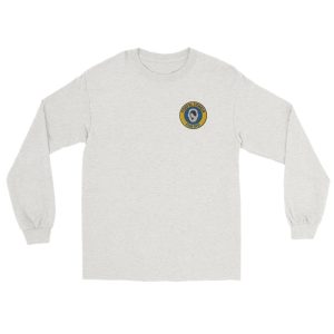Men’s embroidered cotton long sleeve shirt (multiple color options)